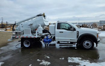 2008 Ford F550 diesel automatic 2wd Cusco low profile vac truck