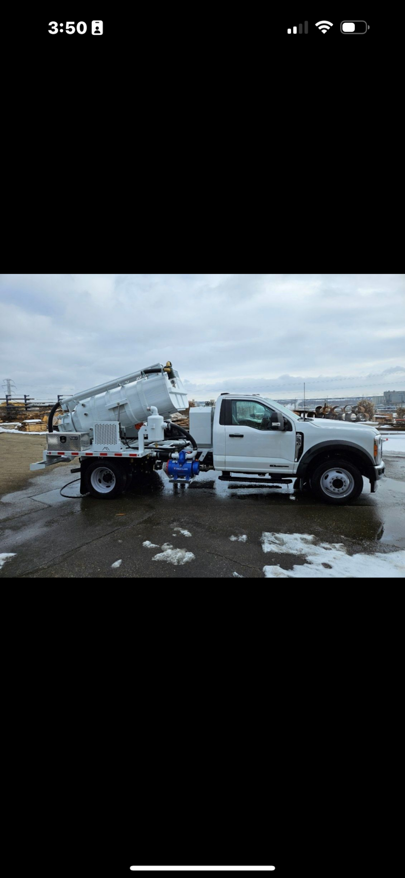 2008 Ford F550 diesel automatic 2wd Cusco low profile vac truck