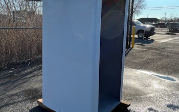 25 brand new Olymbic Fiberglass 4'x4' shells without doors.