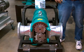 Boerger LLC - Multicrusher macerating pump skid-steer attachment - Pumper & Cleaner Expo 2011
