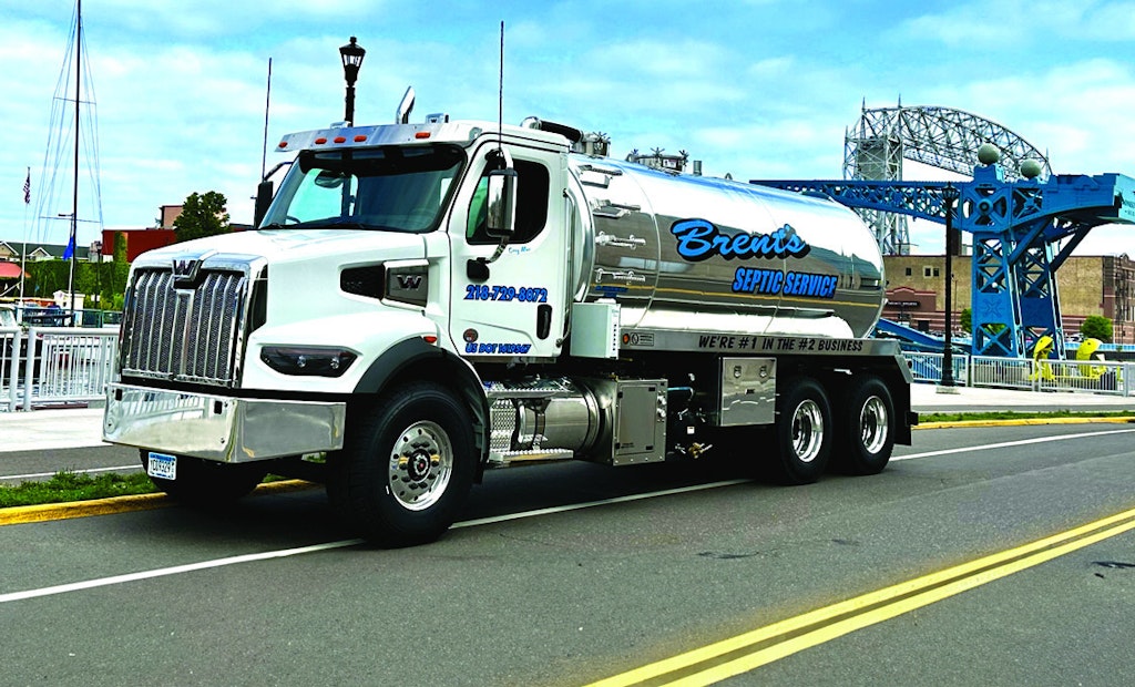 Classy Truck of the Month: Brent’s Septic Service, Duluth, Minnesota