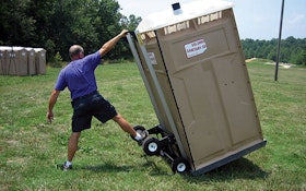 Portable Restroom Movers - Deal Assoc. Super Mongo Mover