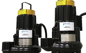 Goulds Water Technology, a Xylem brand, GFK and GFV Series submersible sewage pumps
