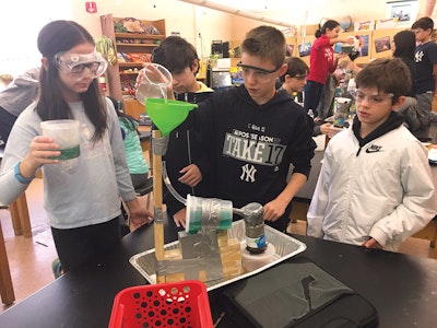 Students Build Septic System Models, Learn Important Wastewater Lessons