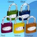 Decals/Magnets/Accessories - Rust-resistant color-coded padlocks