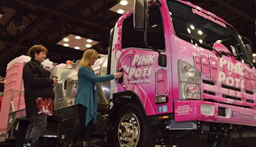 Best Enterprises Pink Pots Service Truck Pays Tribute, Emerges an Expo Eye-Catcher