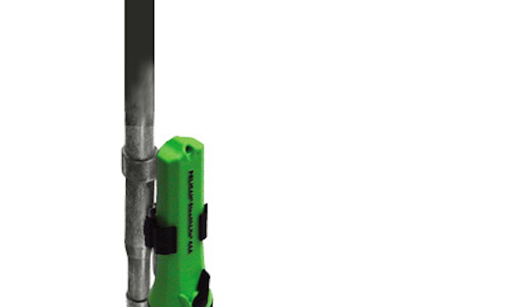 Handy Pole With Mirror & Light Proves Convenient for Pumpers During Septic Tank Inspections