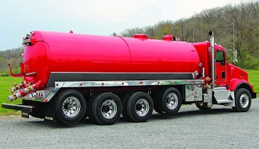 Lift Axles and Tank Configuration Enable Pumper to Service Tight Residential Areas