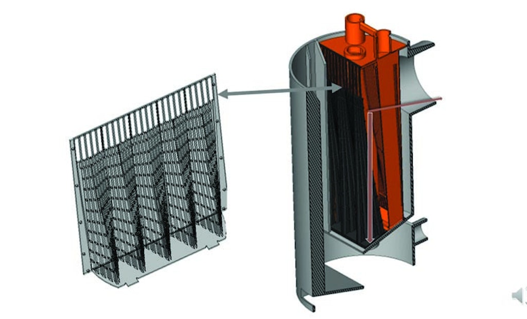 Universal Coupler Enables Septic Systems To Accept Larger Cartridge And Filter