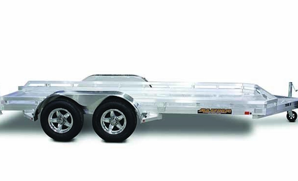 All-Aluminum Flatbed Utility Trailers Available In Single And Tandem Axle