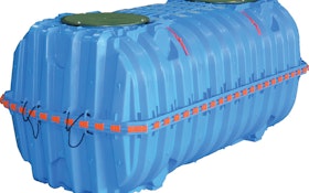 Injection-Molded, Potable Water Tank Made For In-Ground Use