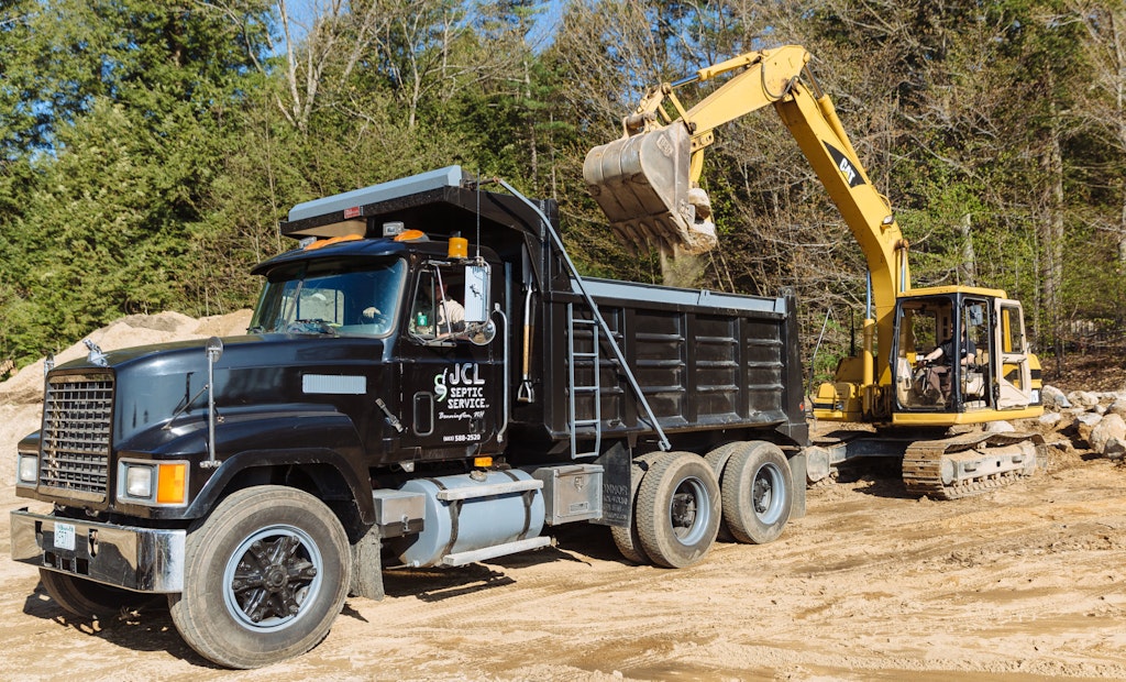 Excavator and Dump Truck Are Game-Changers for JCL Septic Service