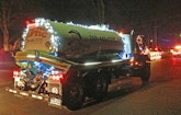 Pumpers Trim Their Trucks for the Holidays