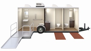 Restroom Trailers - Satellite Suites ADA+2 restroom trailer