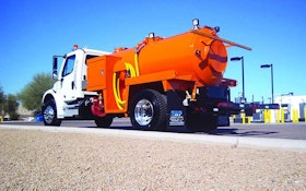 Service Vehicles/Tanks/Tank Cleaning - Portable restroom system service truck