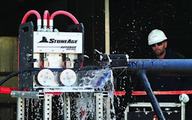 StoneAge hands-free hose handling system
