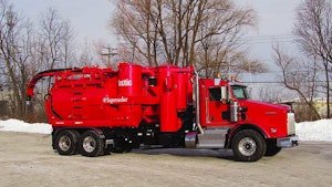 Super Products cold-weather vacuum truck